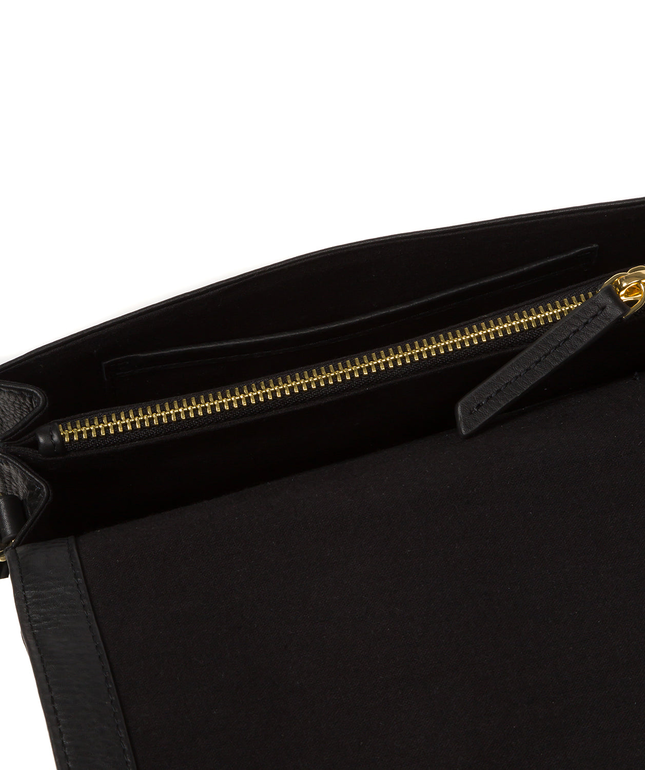 Pure Luxuries Marylebone Collection Bags: 'Gwen' Black Nappa Leather Cross Body Bag