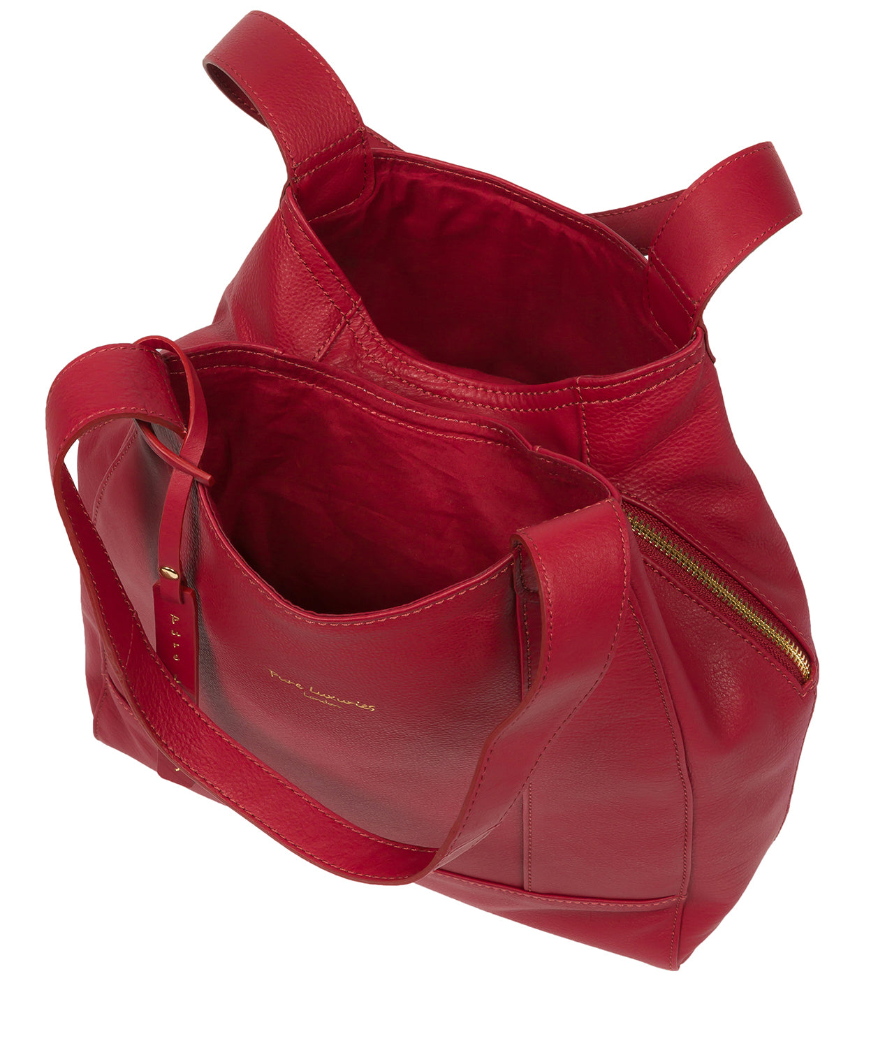 Pure Luxuries Eco Collection Bags: 'Colette' Scarlett Leather Handbag