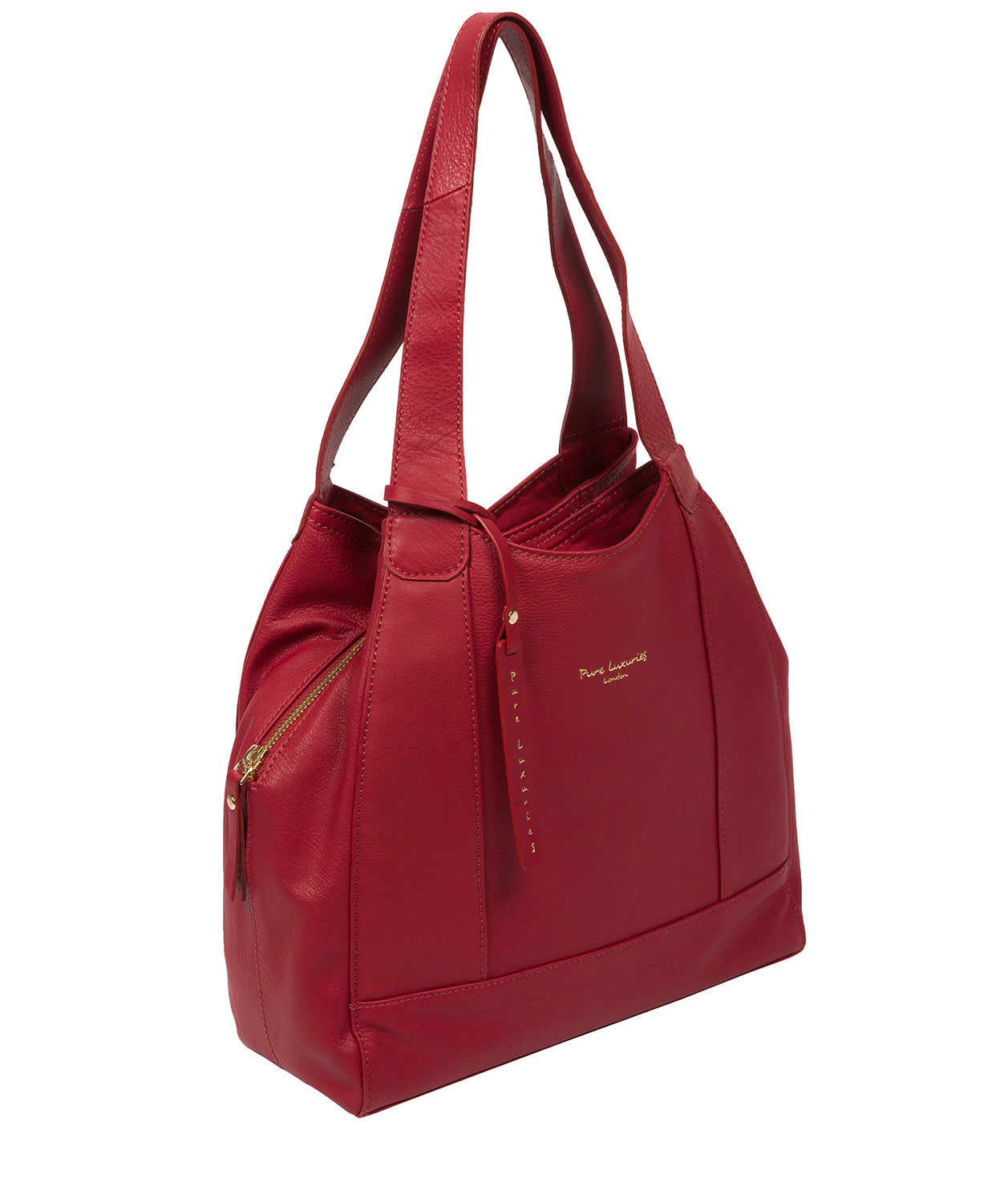 Pure Luxuries Eco Collection Bags: 'Colette' Scarlett Leather Handbag