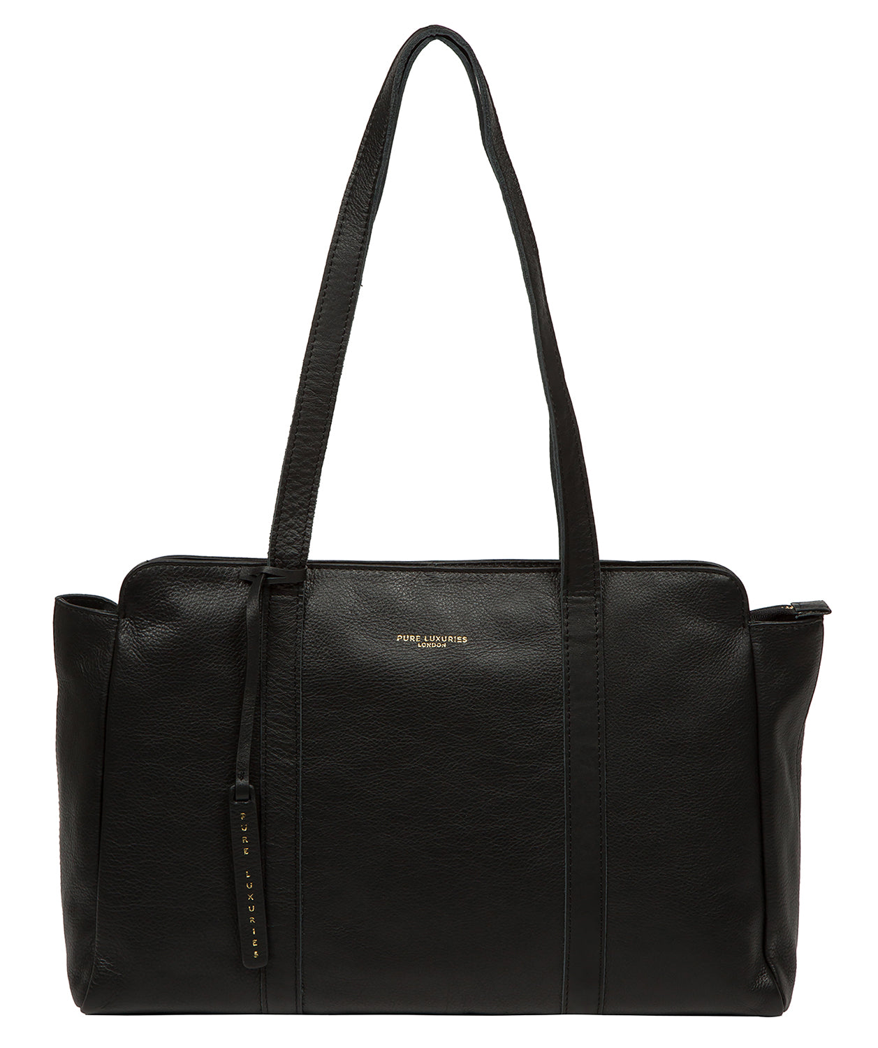 'Olney' Black Leather Handbag