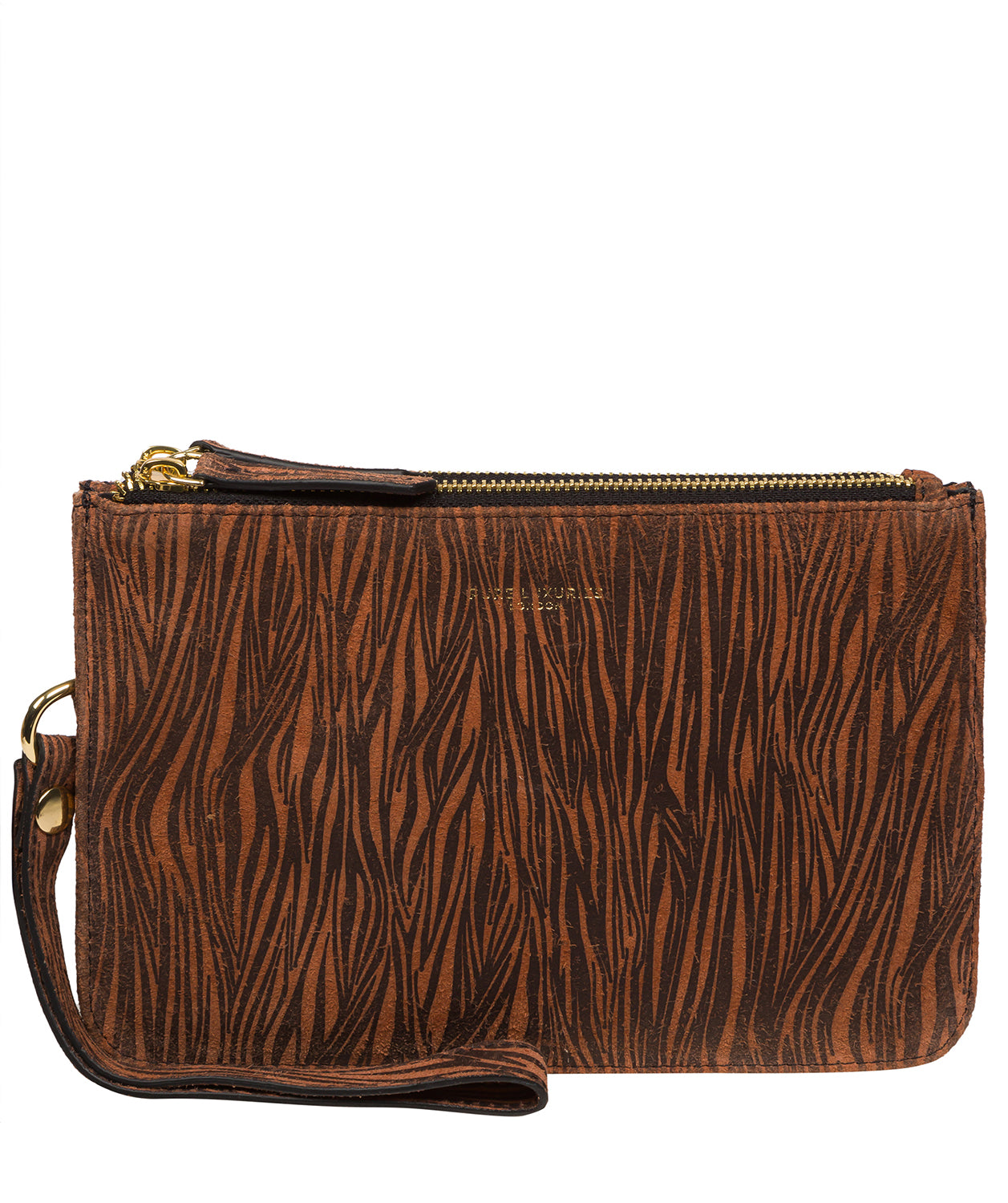 Pure Luxuries Marylebone Collection Bags: 'Addison' Animal Print Nappa Leather Clutch Bag