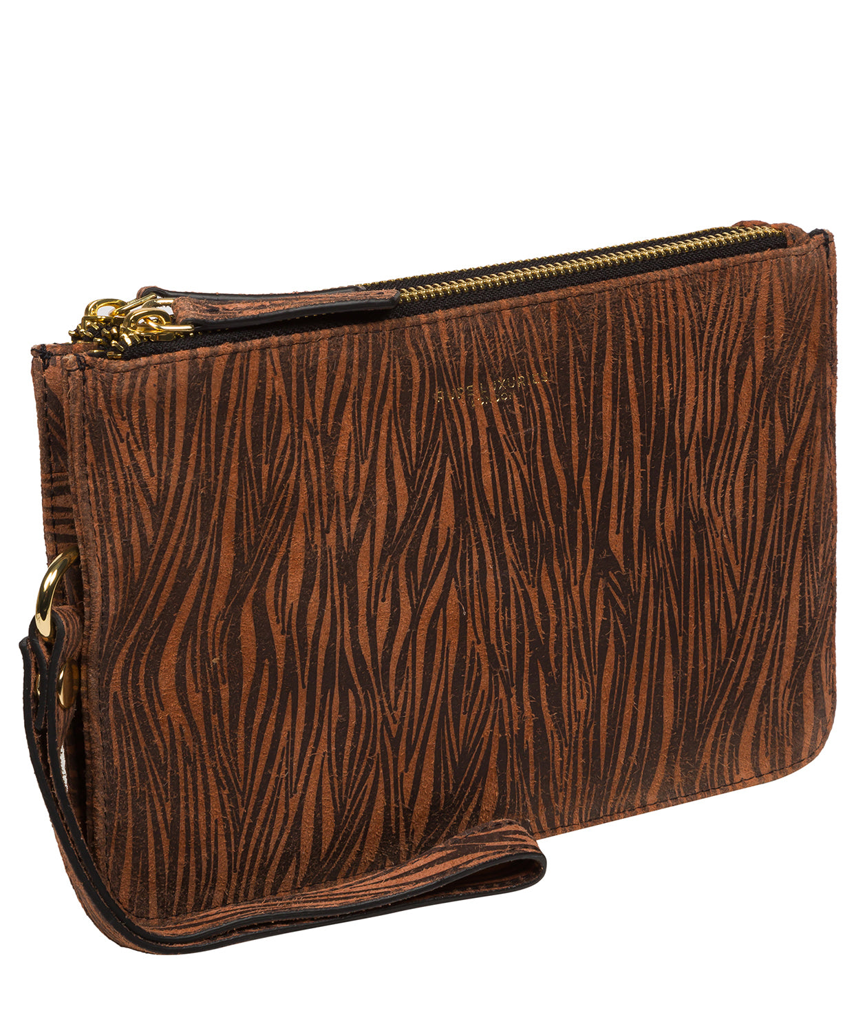 Pure Luxuries Marylebone Collection Bags: 'Addison' Animal Print Nappa Leather Clutch Bag