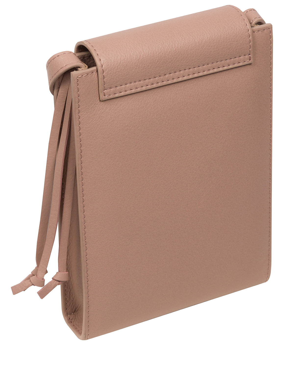 Pure Luxuries Marylebone Collection Bags: 'Kiana' Blush Pink Nappa Leather Cross Body Phone Bag