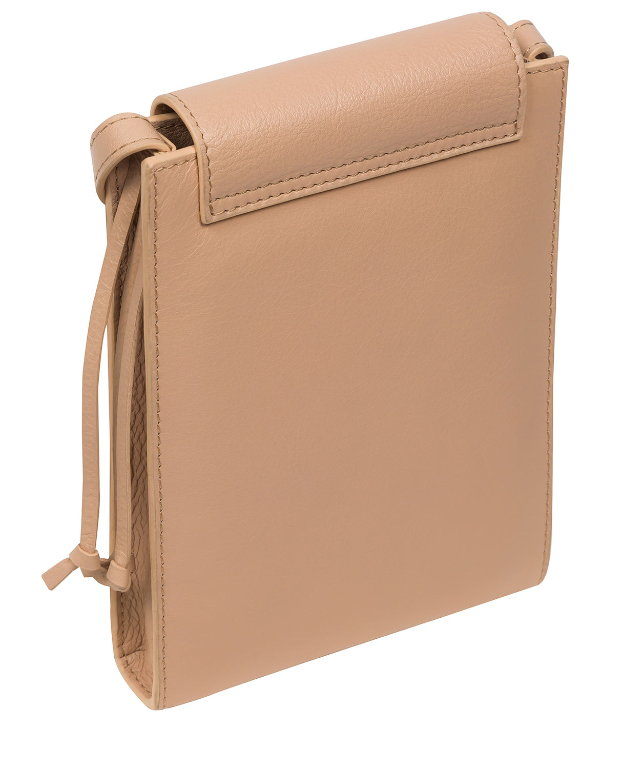 Pure Luxuries Marylebone Collection Bags: 'Kiana' Latte  Nappa Leather Cross Body Phone Bag