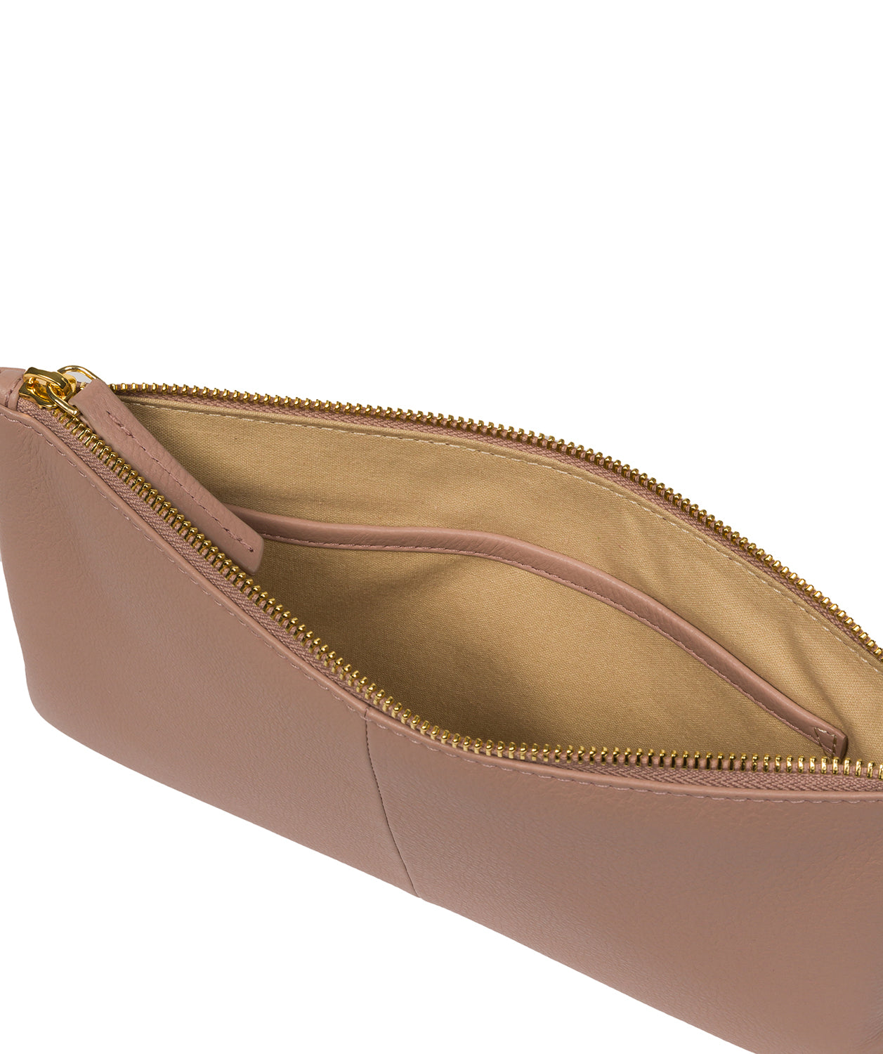 Pure Luxuries Couture Collection Bags: 'Wilmslow' Blush Pink Nappa Leather Clutch Bag