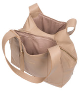 Pure Luxuries Eco Collection Bags: 'Colette' Natural Taupe Leather Handbag