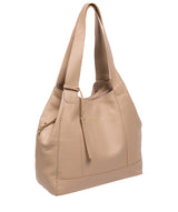 Pure Luxuries Eco Collection Bags: 'Colette' Natural Taupe Leather Handbag