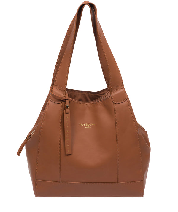 Pure Luxuries Eco Collection Bags: 'Colette' Oak Leather Handbag