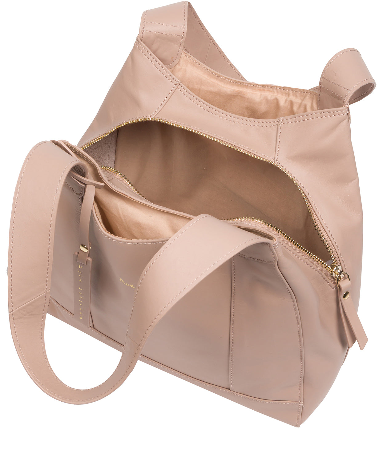 Pure Luxuries Eco Collection Bags: 'Colette' Powder Pink Leather Handbag