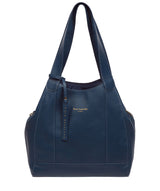 Pure Luxuries Eco Collection Bags: 'Colette' True Blue Leather Handbag