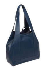 Pure Luxuries Eco Collection Bags: 'Colette' True Blue Leather Handbag