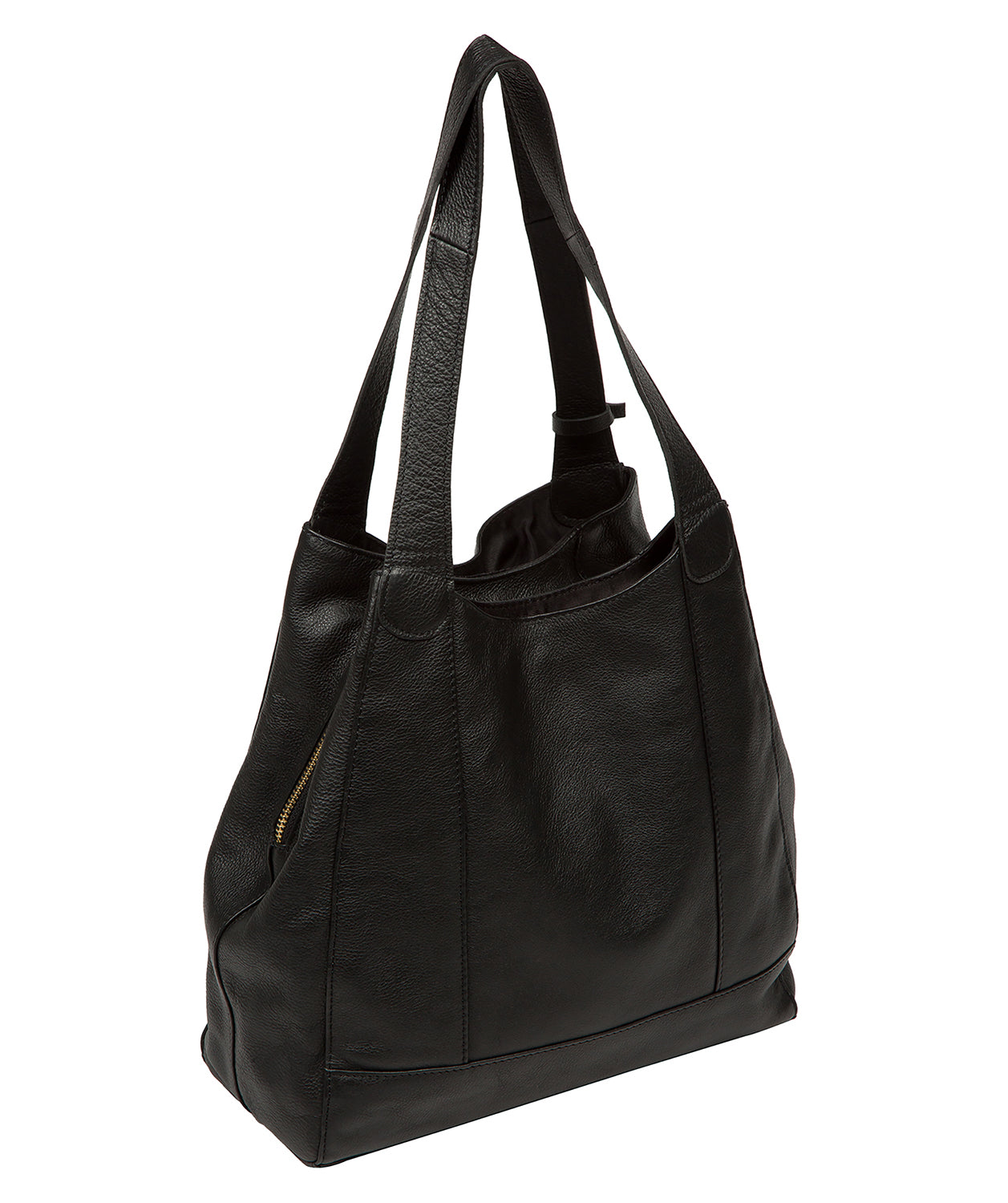 'Colette' Black Leather Handbag