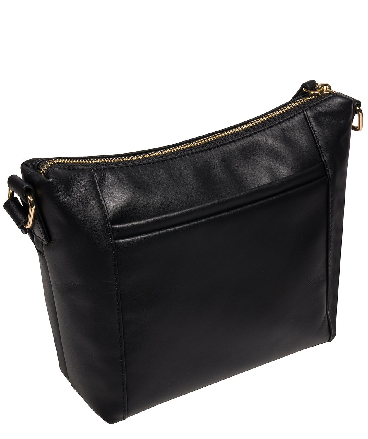 'Laura' Black Leather Cross Body Bag