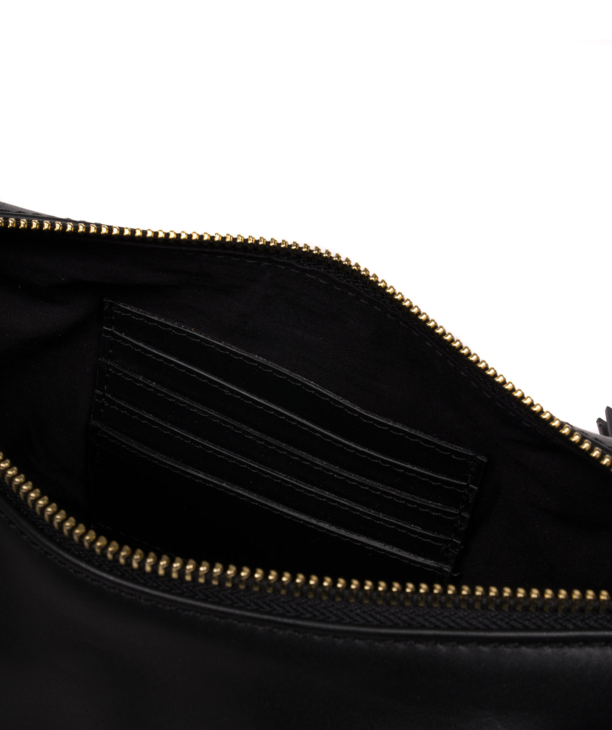 'Leonara' Black Leather Cross Body Bag