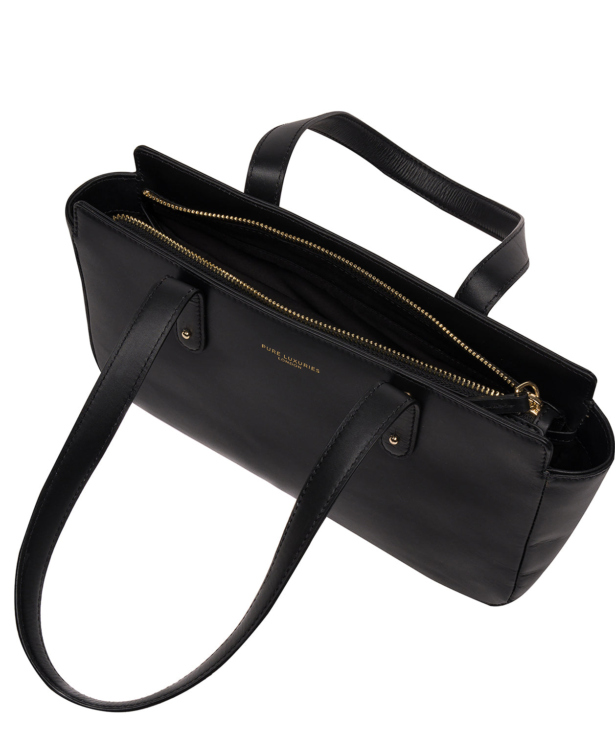 'Samantha' Black Leather Evening & Clutch Bag