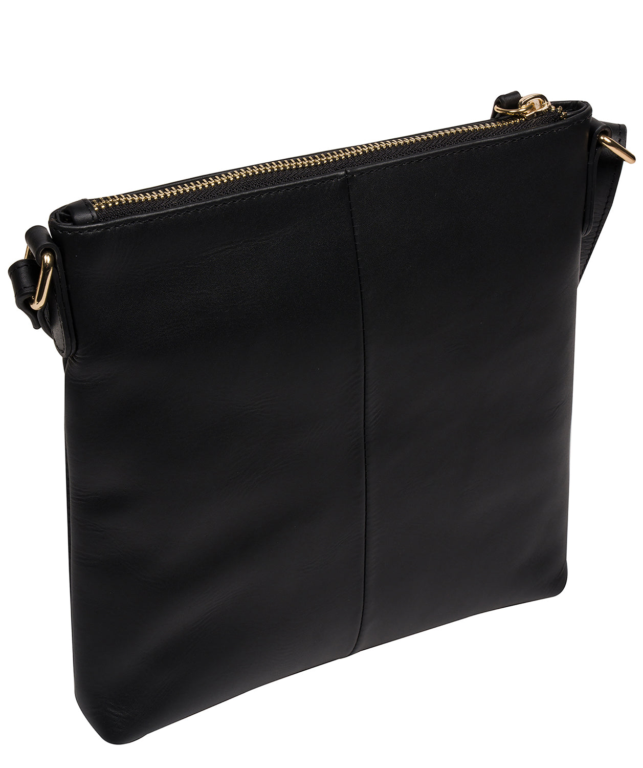 'Brooke' Black Leather Cross Body Bag