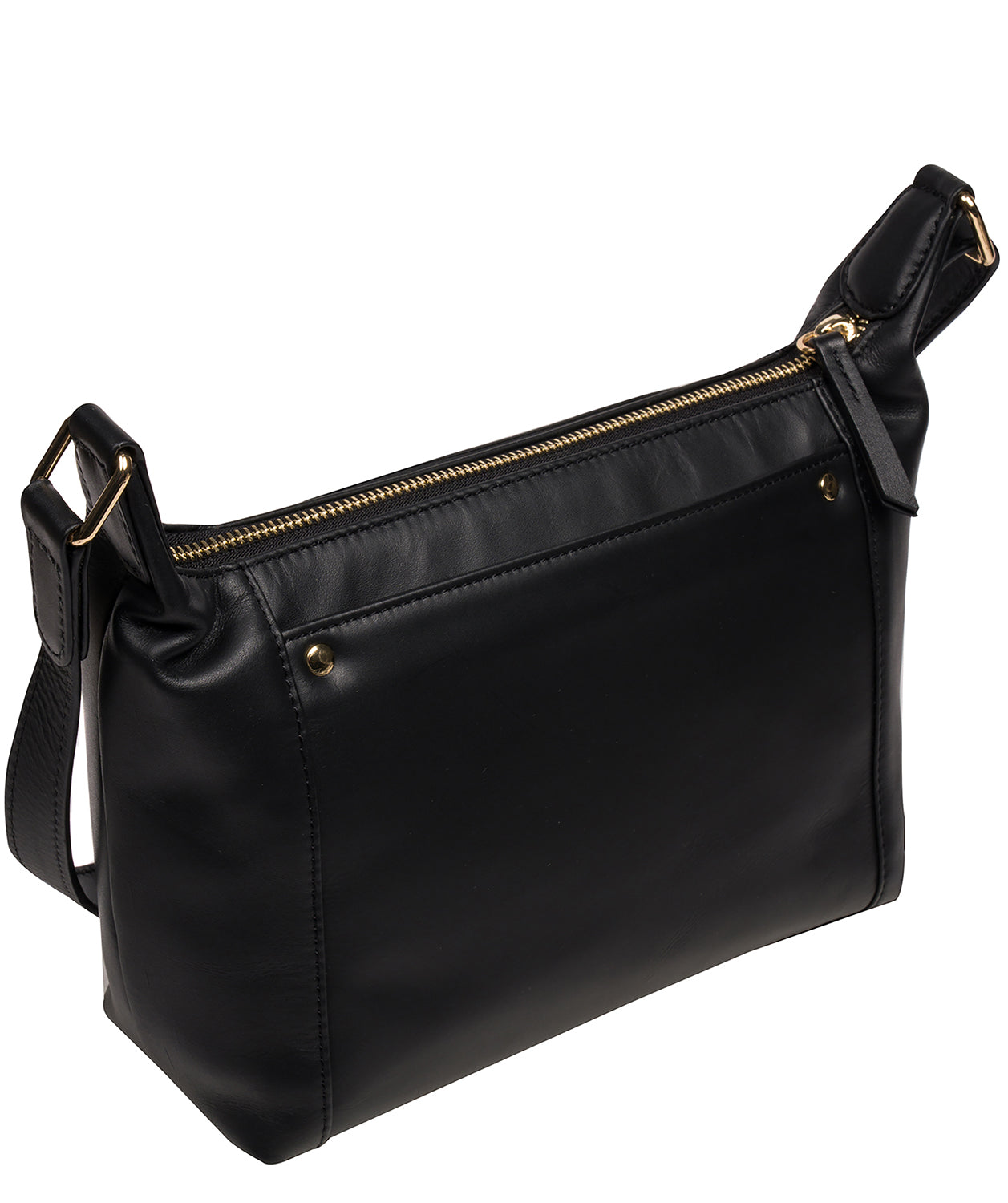 'Sofia' Black Leather Cross Body Bag