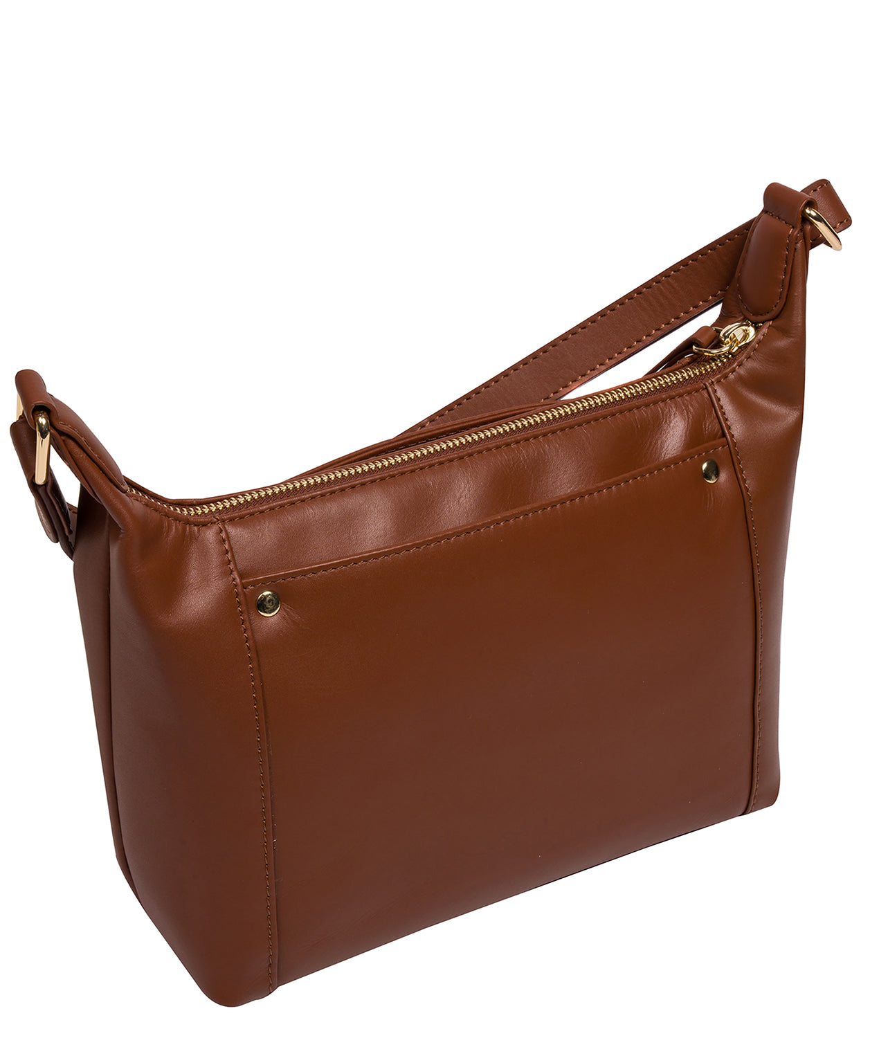 'Sofia' Caramel Leather Cross Body Bag