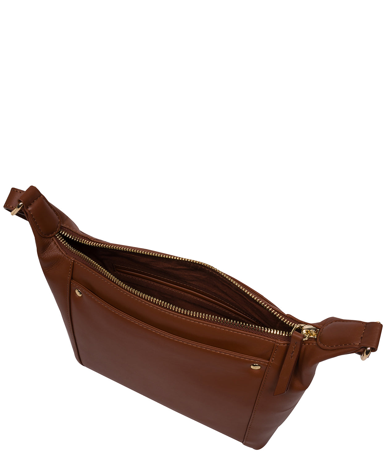 'Sofia' Caramel Leather Cross Body Bag