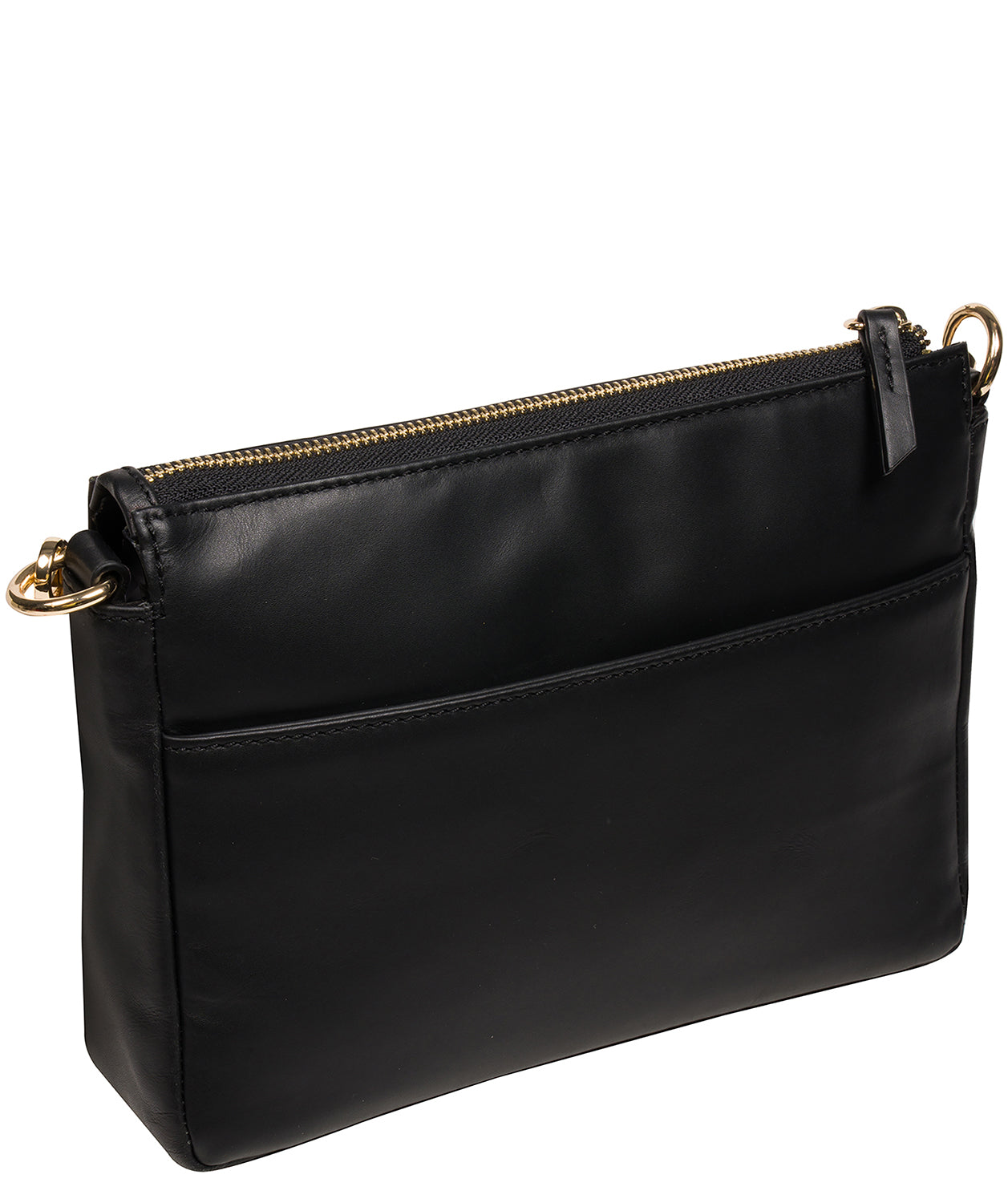 'Kerry' Black Leather Cross Body Bag