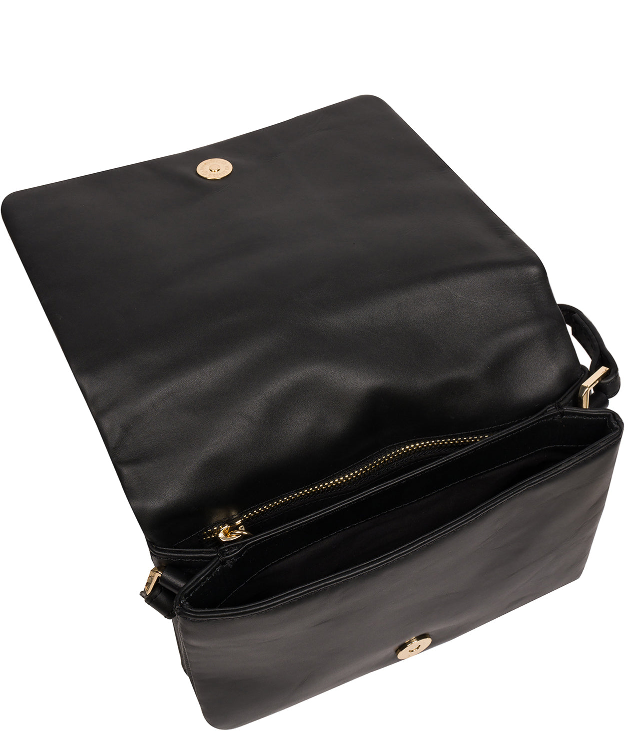 'Tammy' Black Leather Cross Body Bag