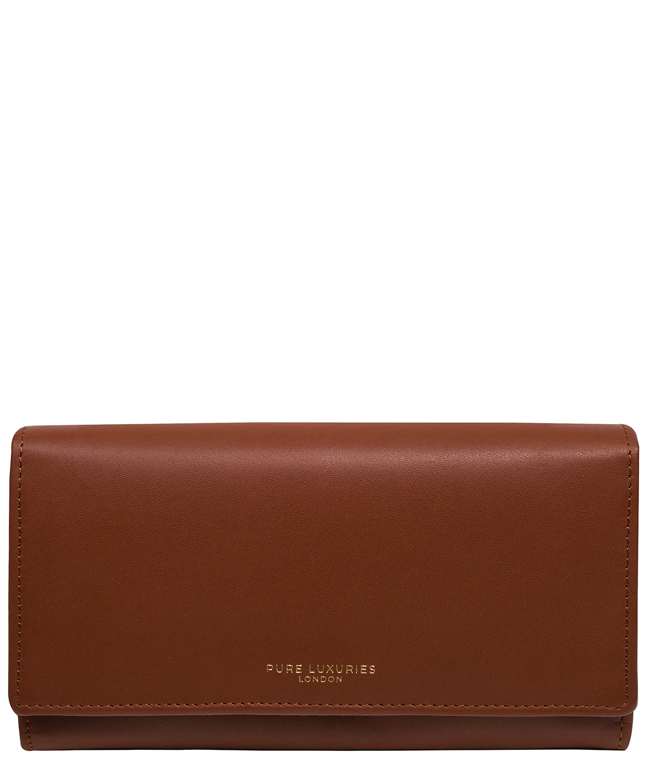 'Lola' Caramel Leather Bi-Fold Purse