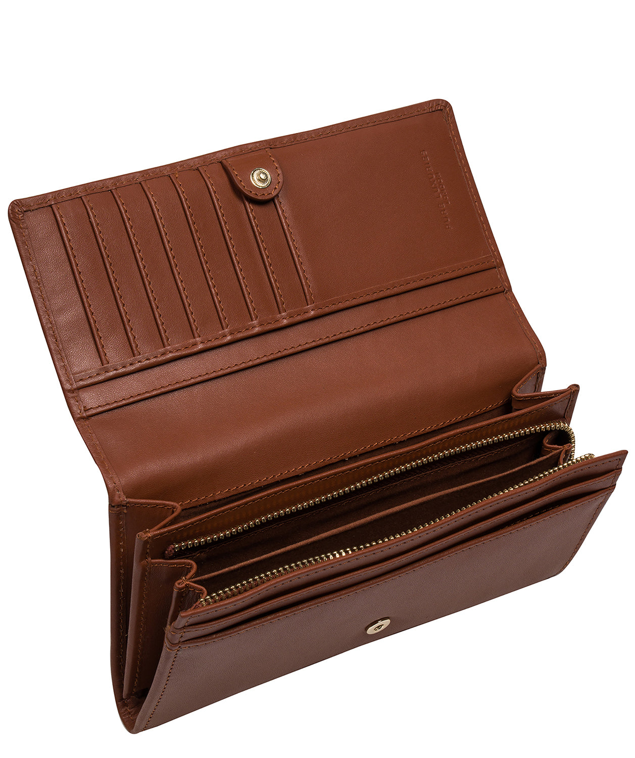 'Lola' Caramel Leather Bi-Fold Purse