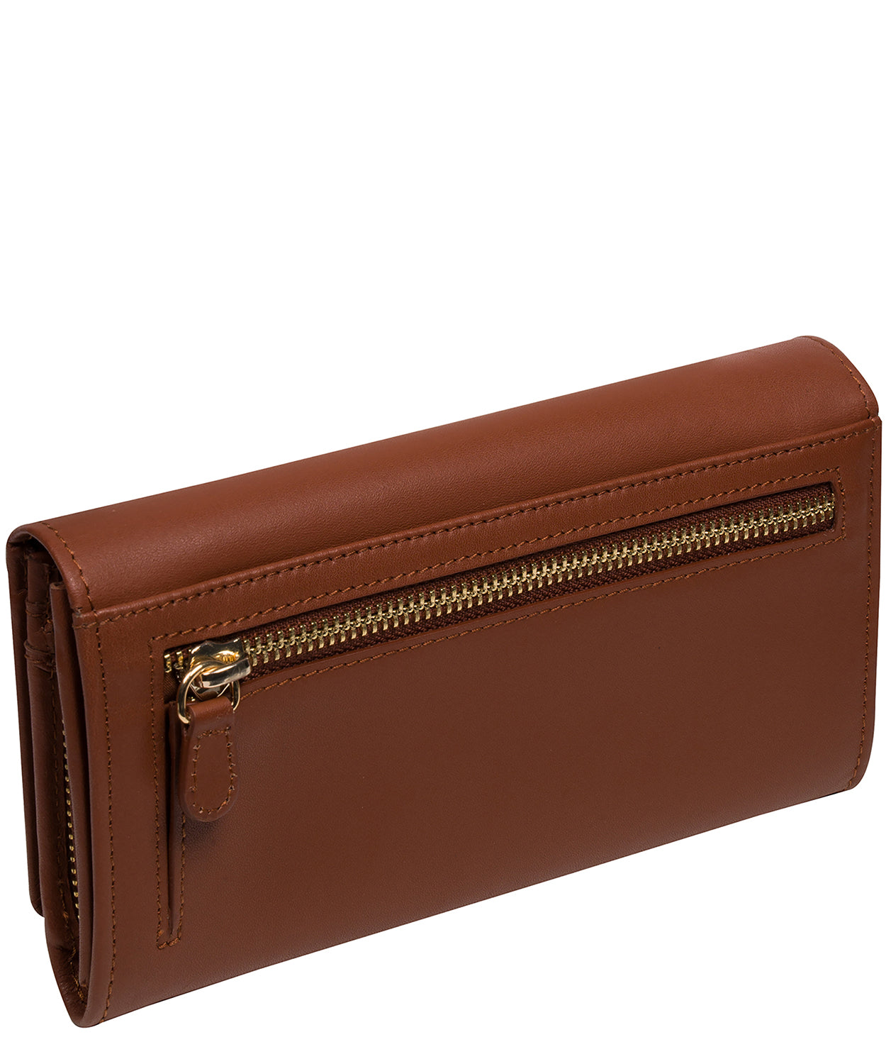 'Lola' Caramel Leather Bi-Fold Purse