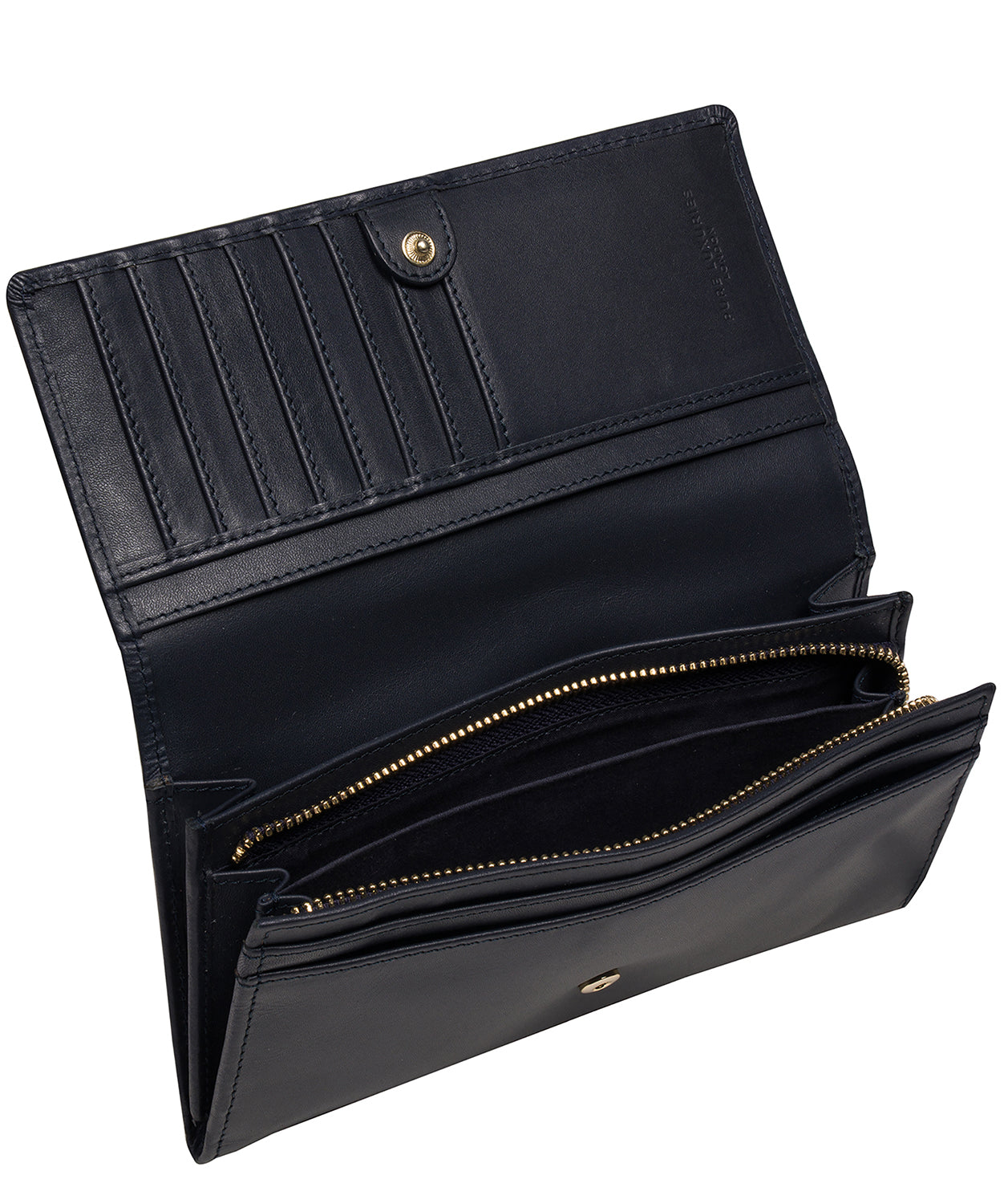 'Lola' Dark Navy Leather Bi-Fold Purse