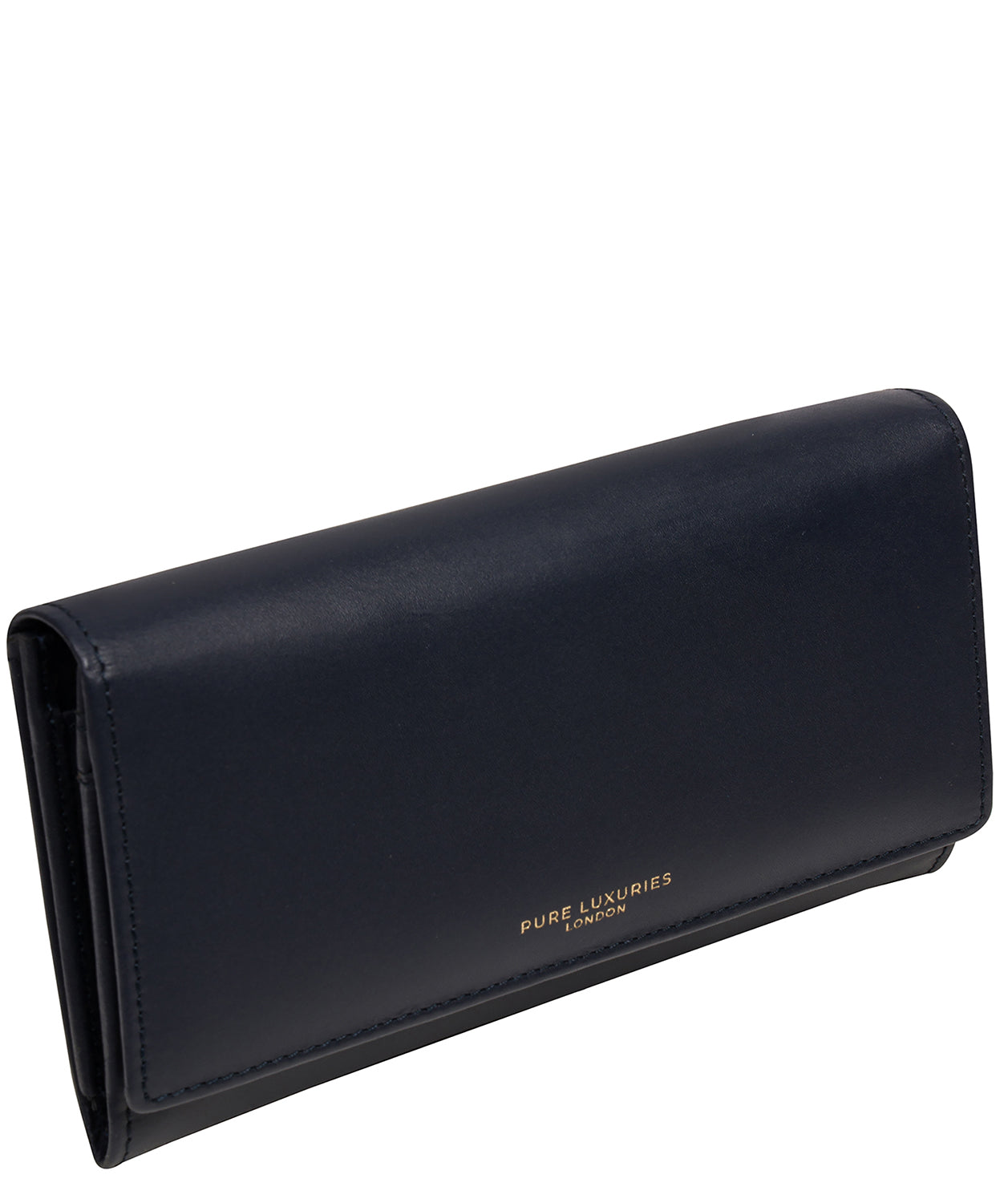 'Lola' Dark Navy Leather Bi-Fold Purse