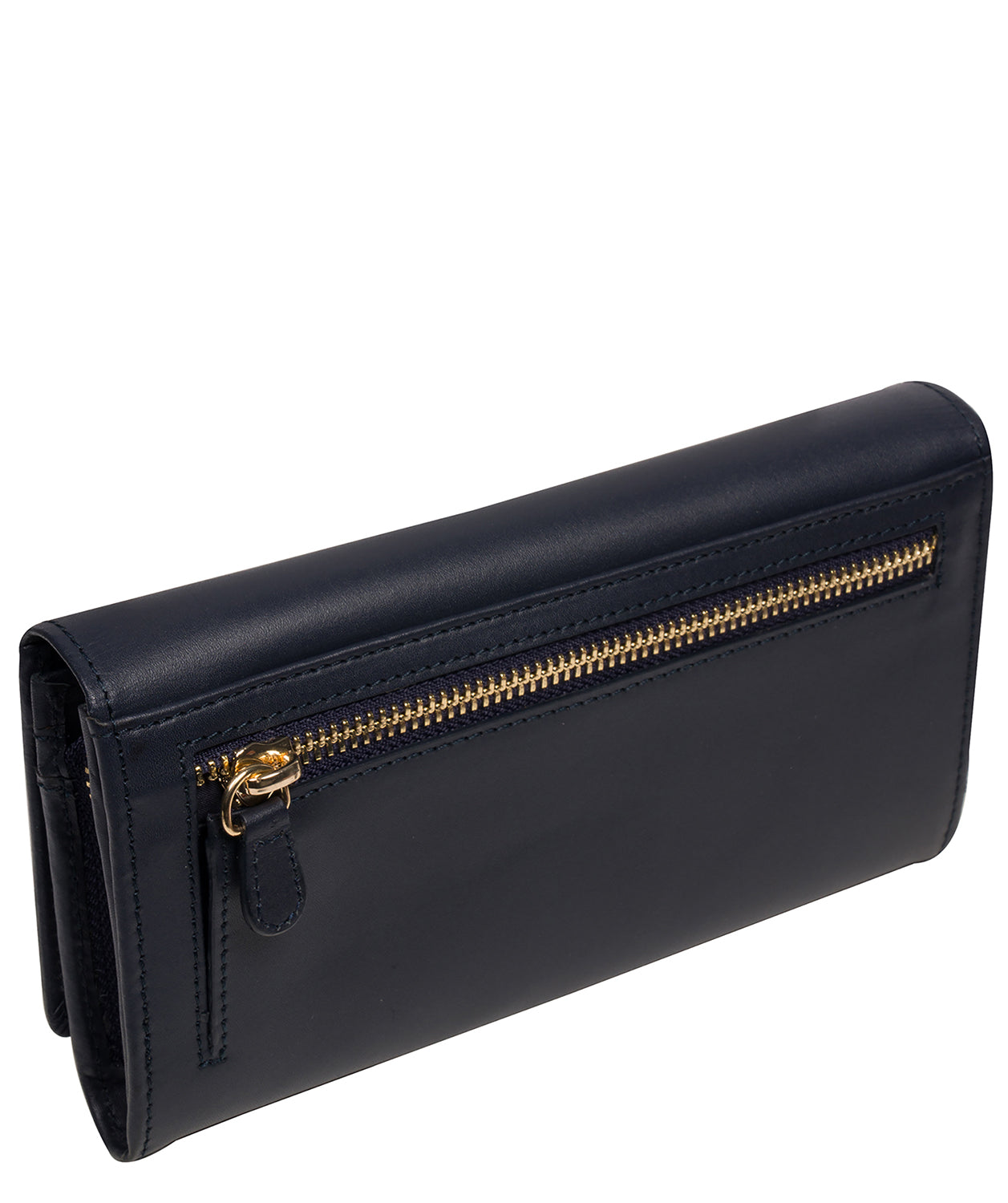 'Lola' Dark Navy Leather Bi-Fold Purse