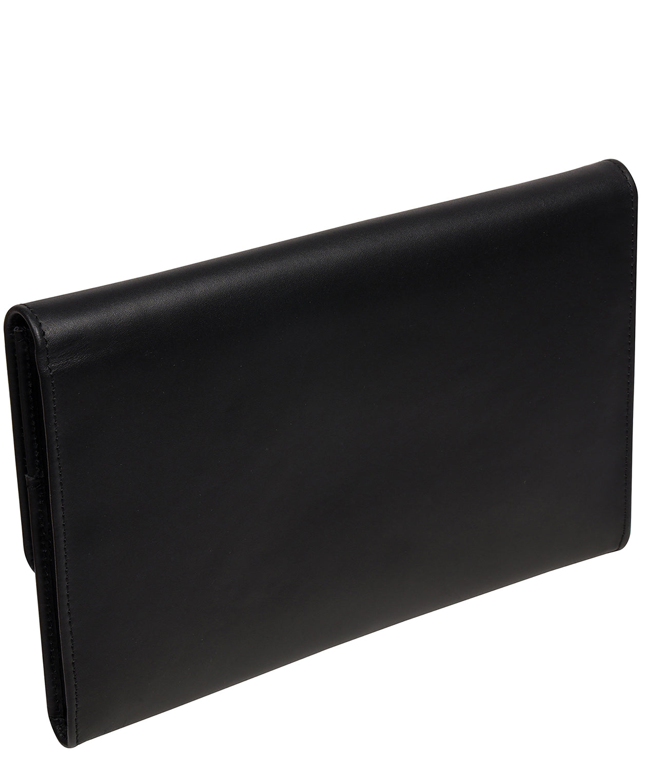 'Ellen' Black Leather Travel Wallet