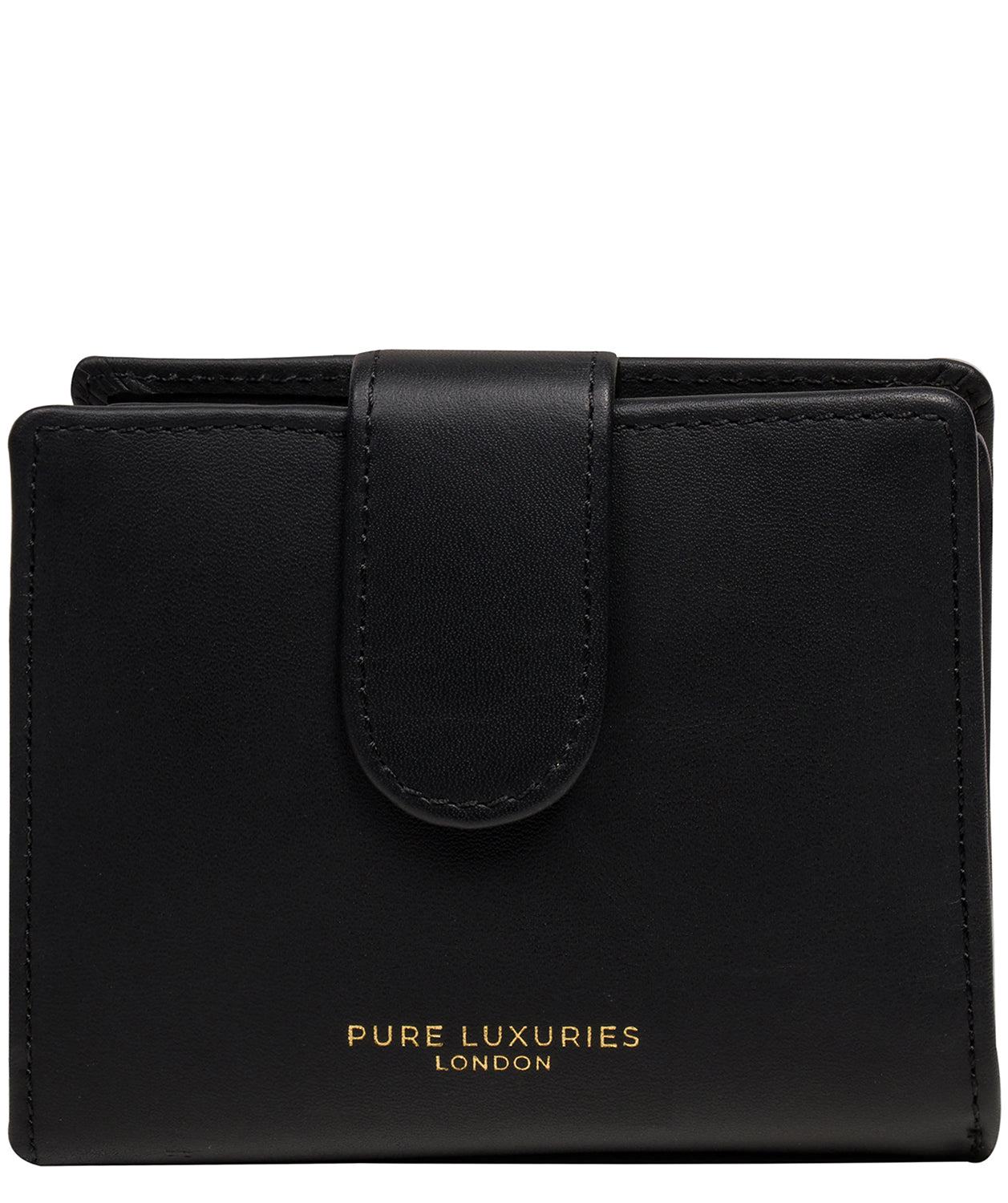 'Jody' Black Leather Bi-Fold Purse