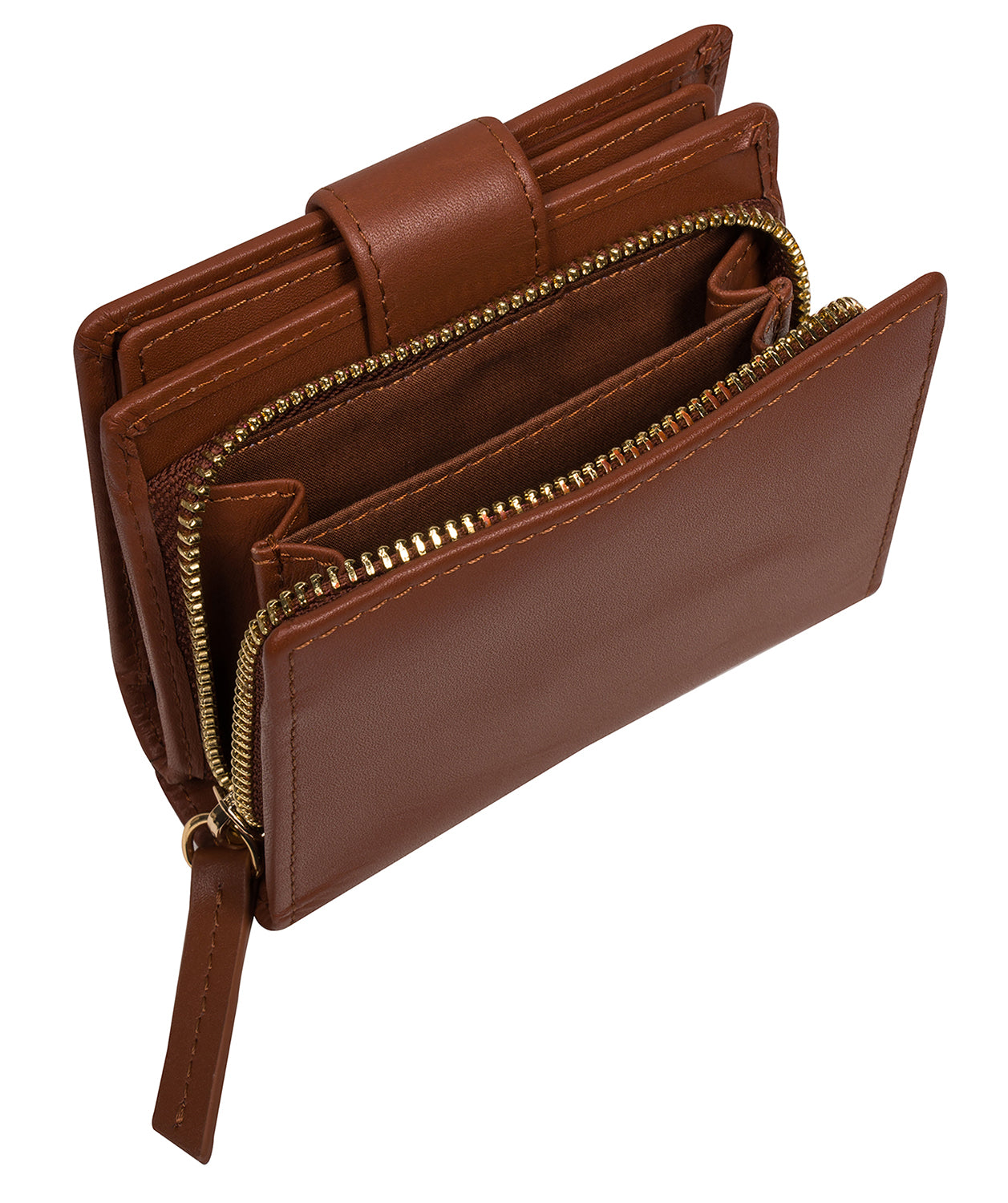 'Jody' Caramel Leather Bi-Fold Purse