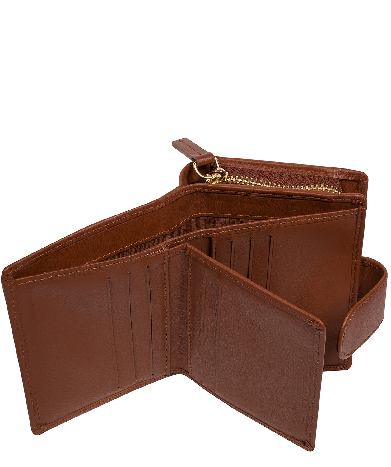 'Jody' Caramel Leather Bi-Fold Purse