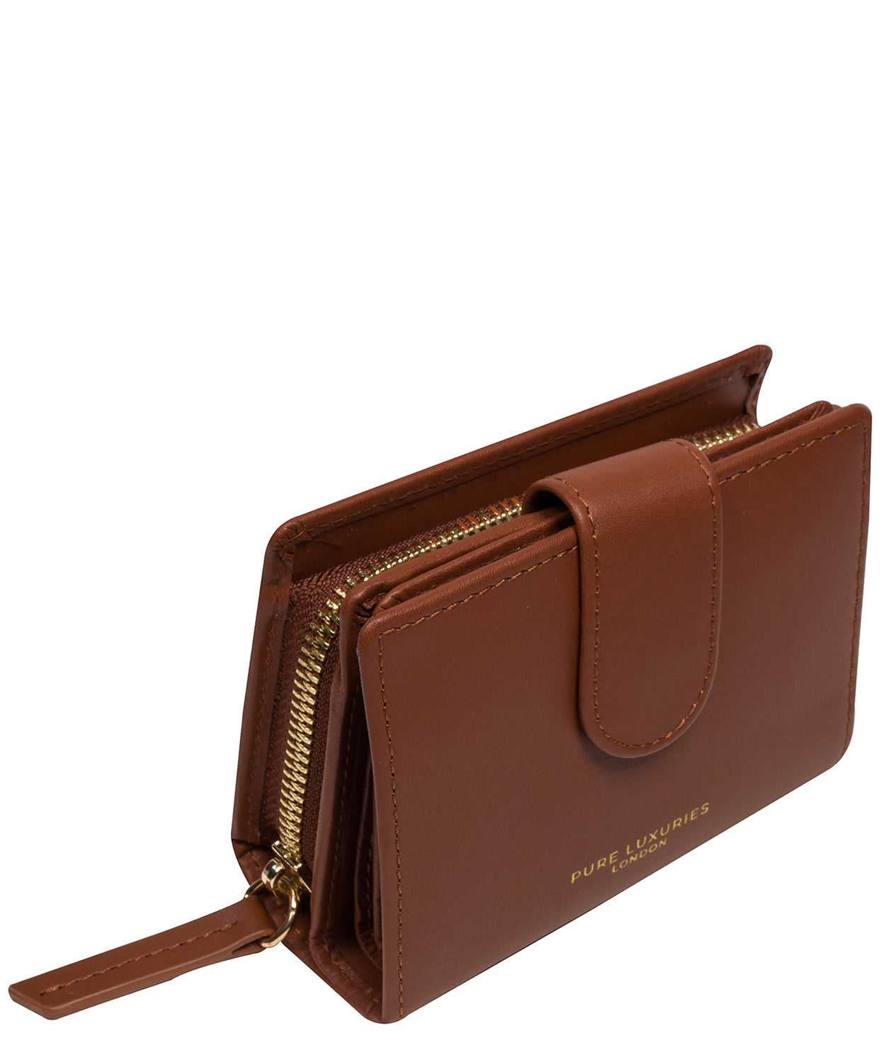 'Jody' Caramel Leather Bi-Fold Purse