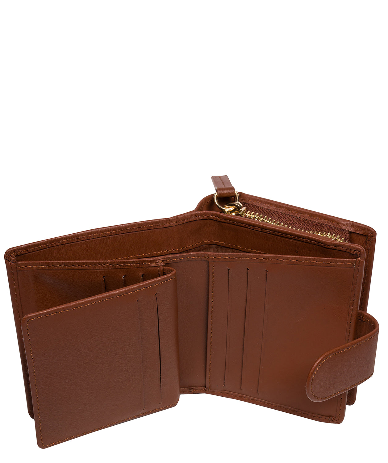 'Jody' Caramel Leather Bi-Fold Purse