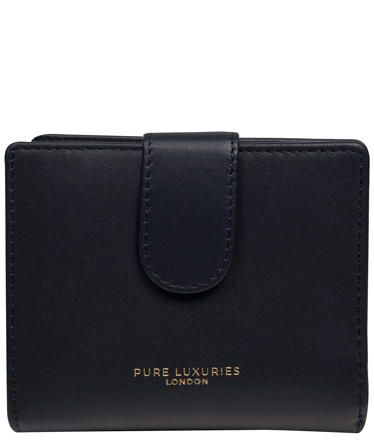 'Jody' Dark Navy Leather Bi-Fold Purse