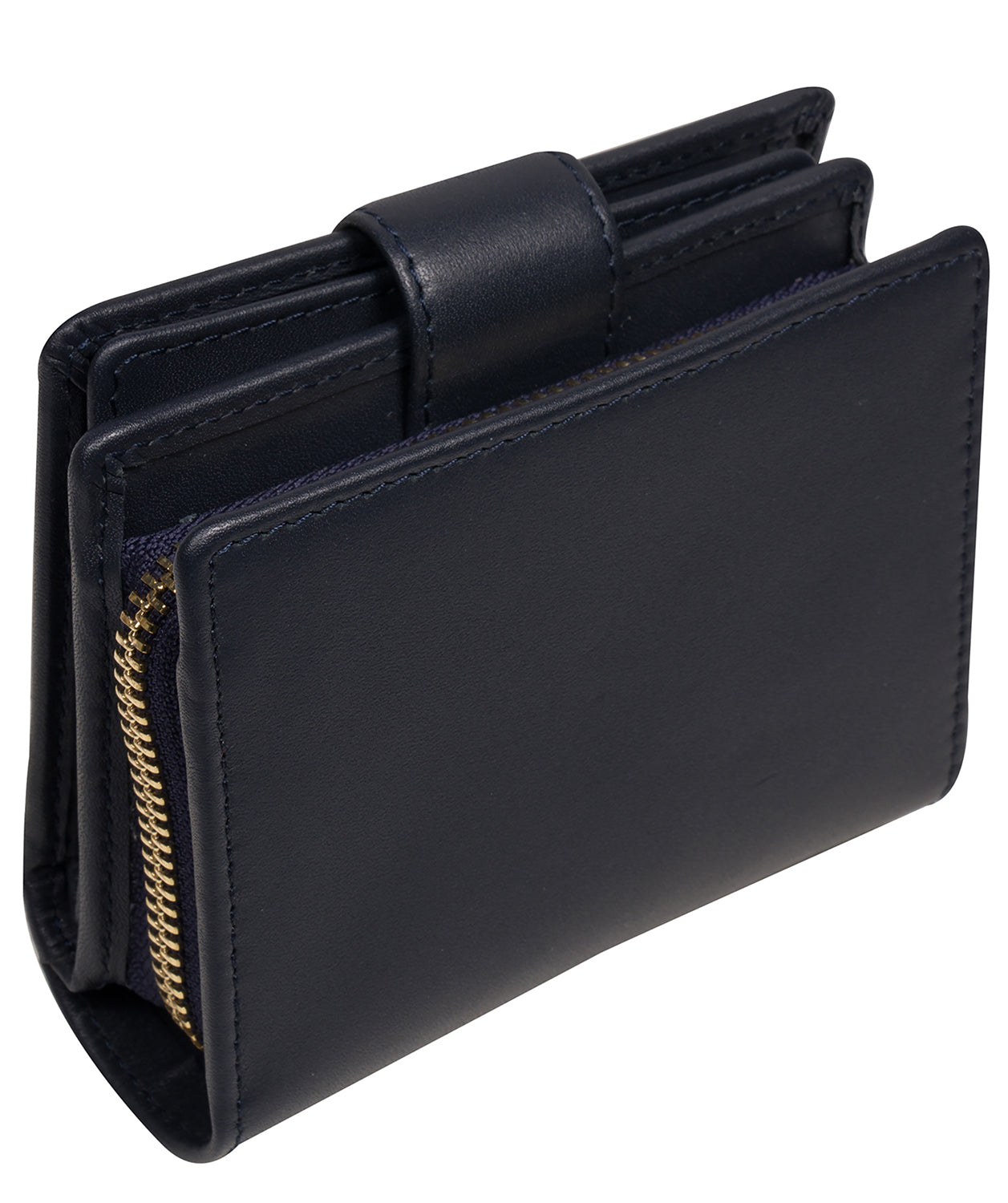 'Jody' Dark Navy Leather Bi-Fold Purse