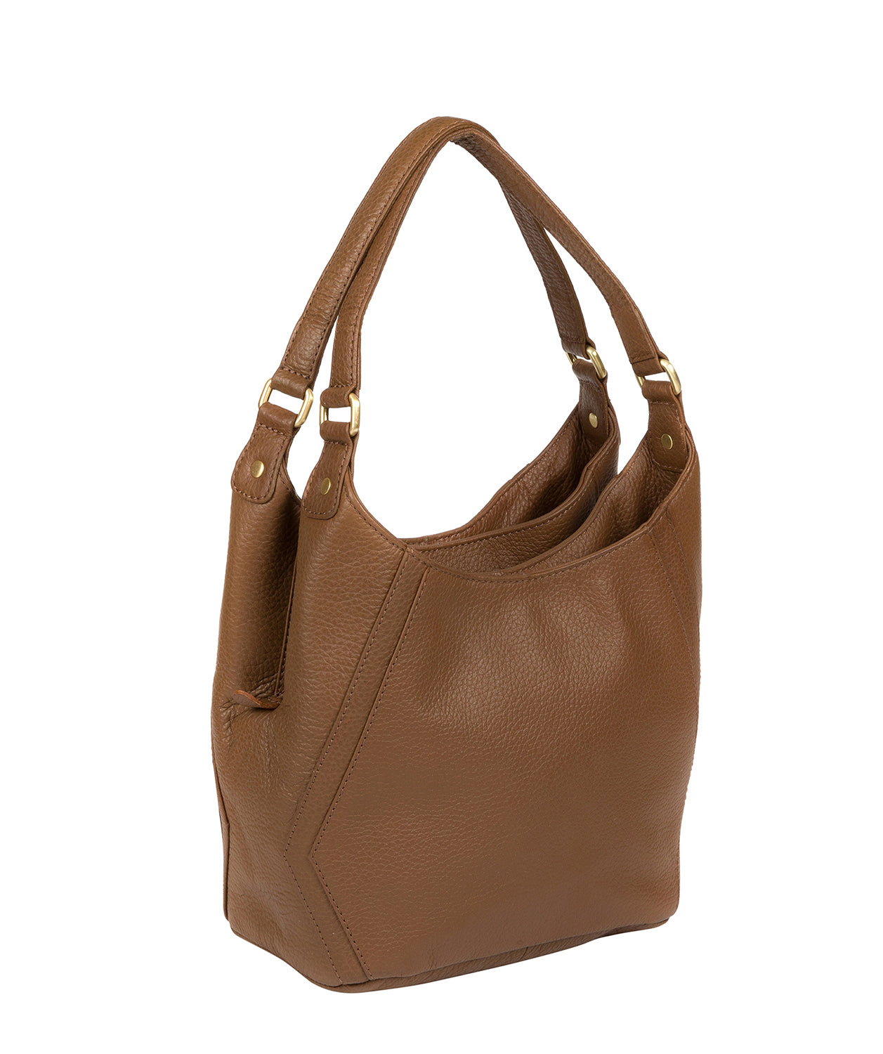 'Somerby' Tan Leather Shoulder Bag