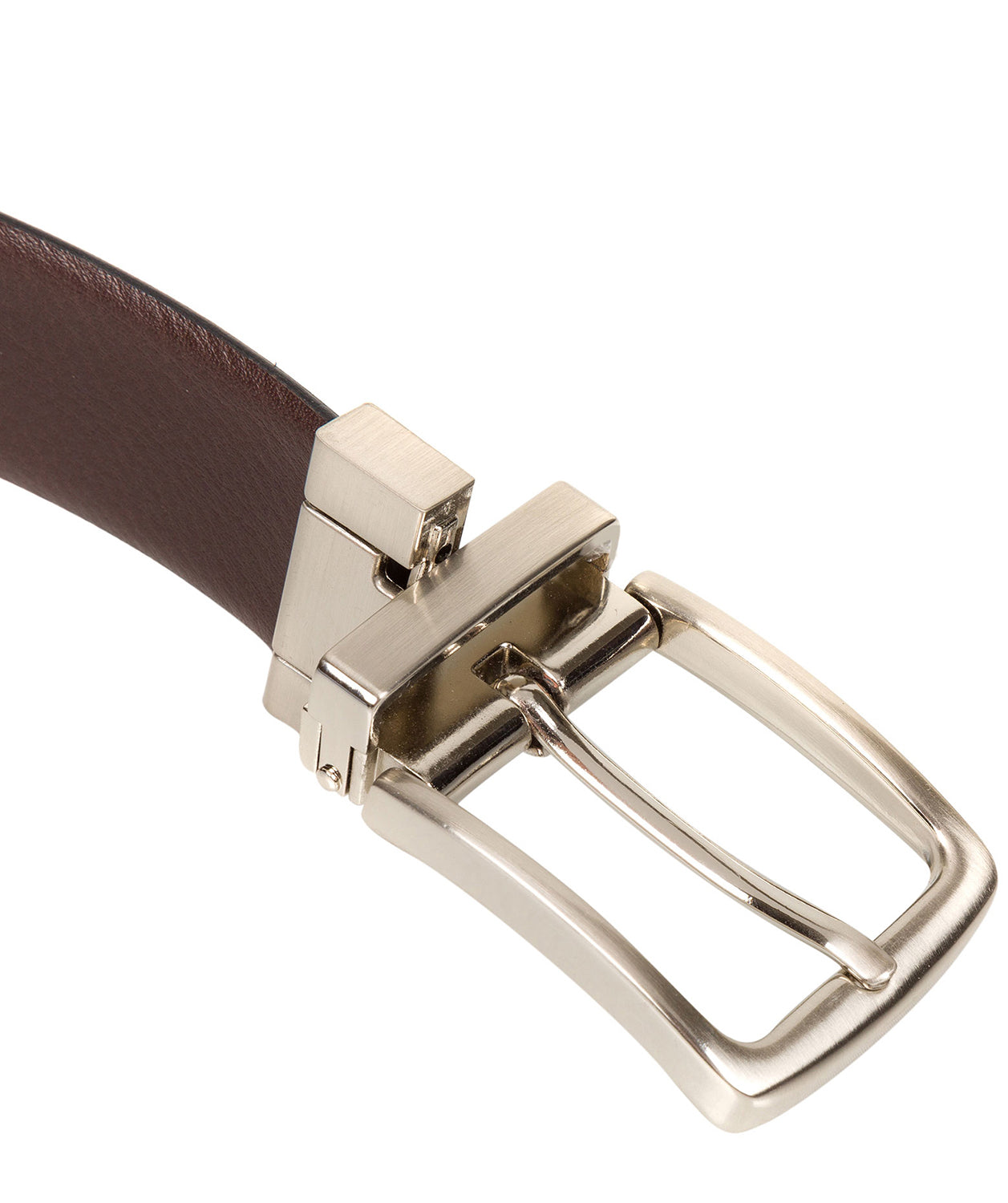 Black and Brown Reversible Pure Luxuries Leather Men's Belt