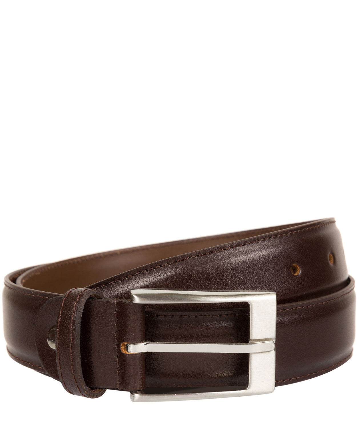 Dark Brown Pure Luxuries Leather Men's Belt