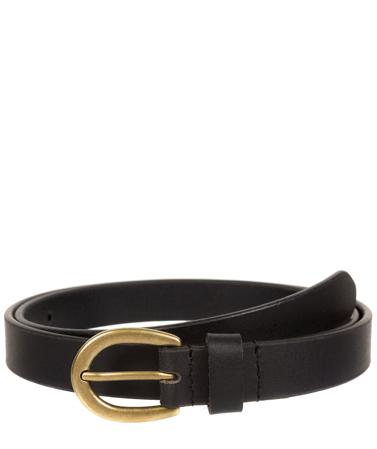 Black Quality Leather Ladies' Belt