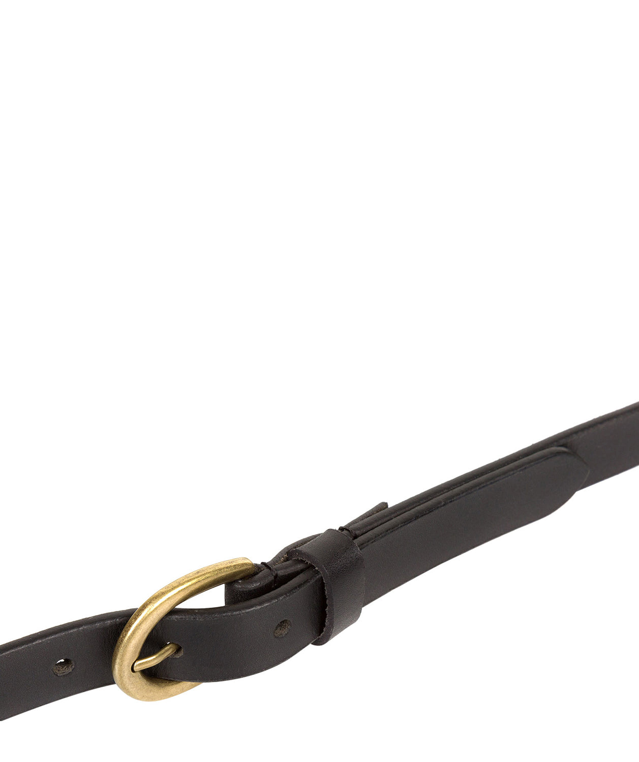 Black Quality Leather Ladies' Belt