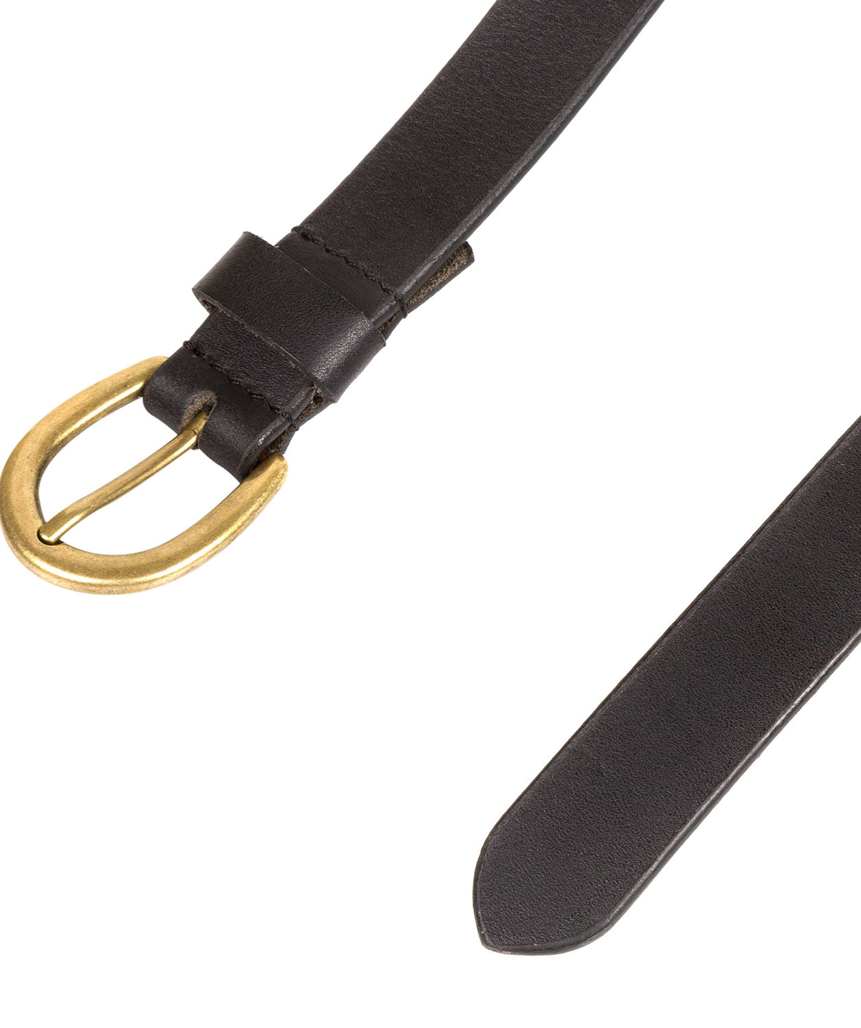 Black Quality Leather Ladies' Belt