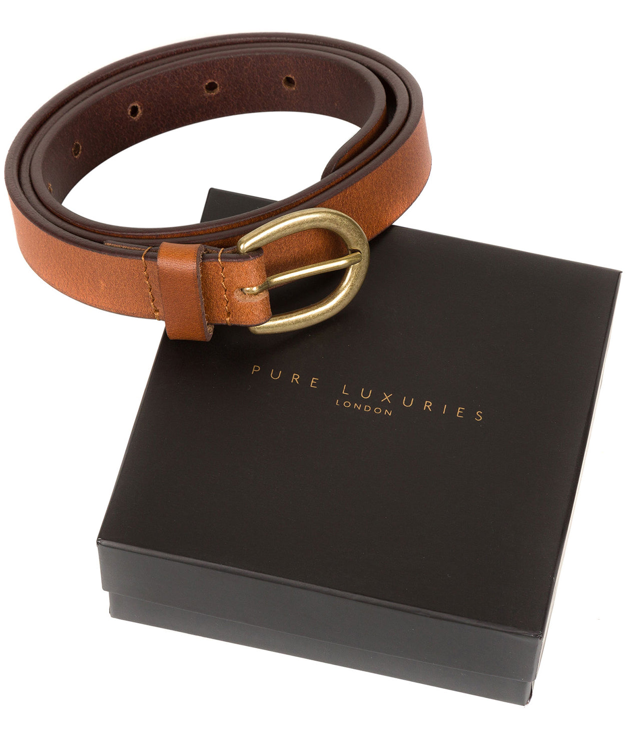 Tan Quality Leather Ladies' Belt