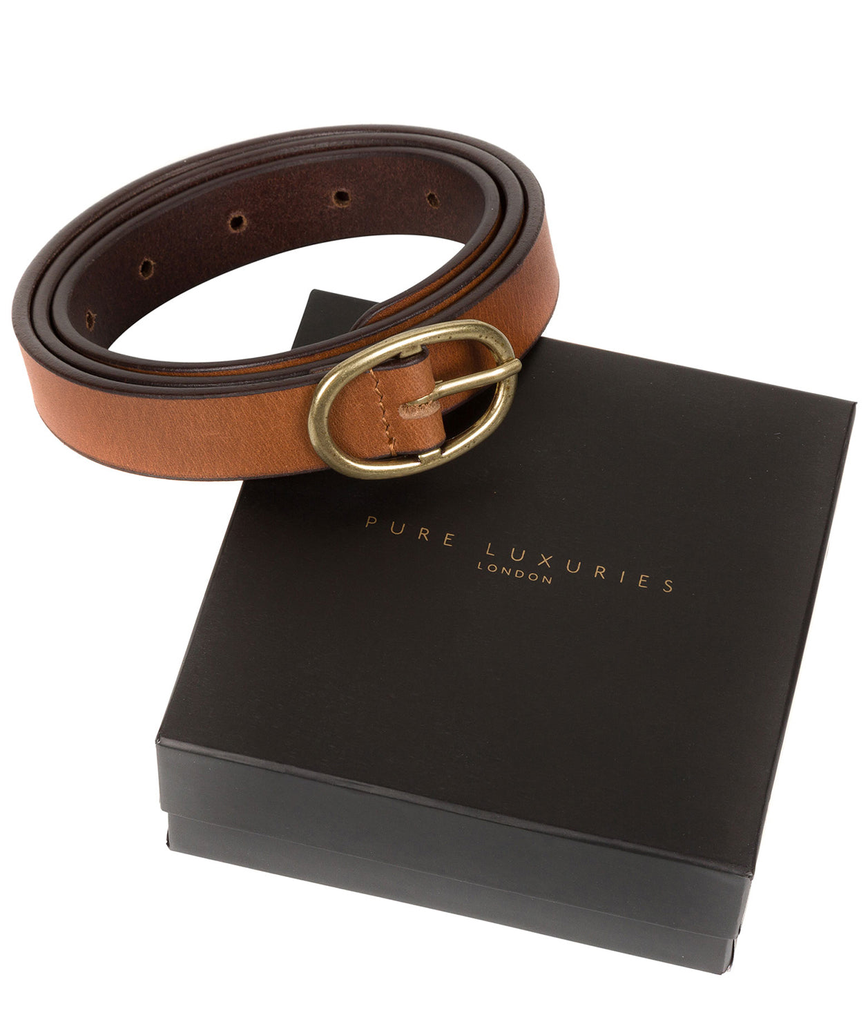 Tan Quality Leather Ladies' Belt