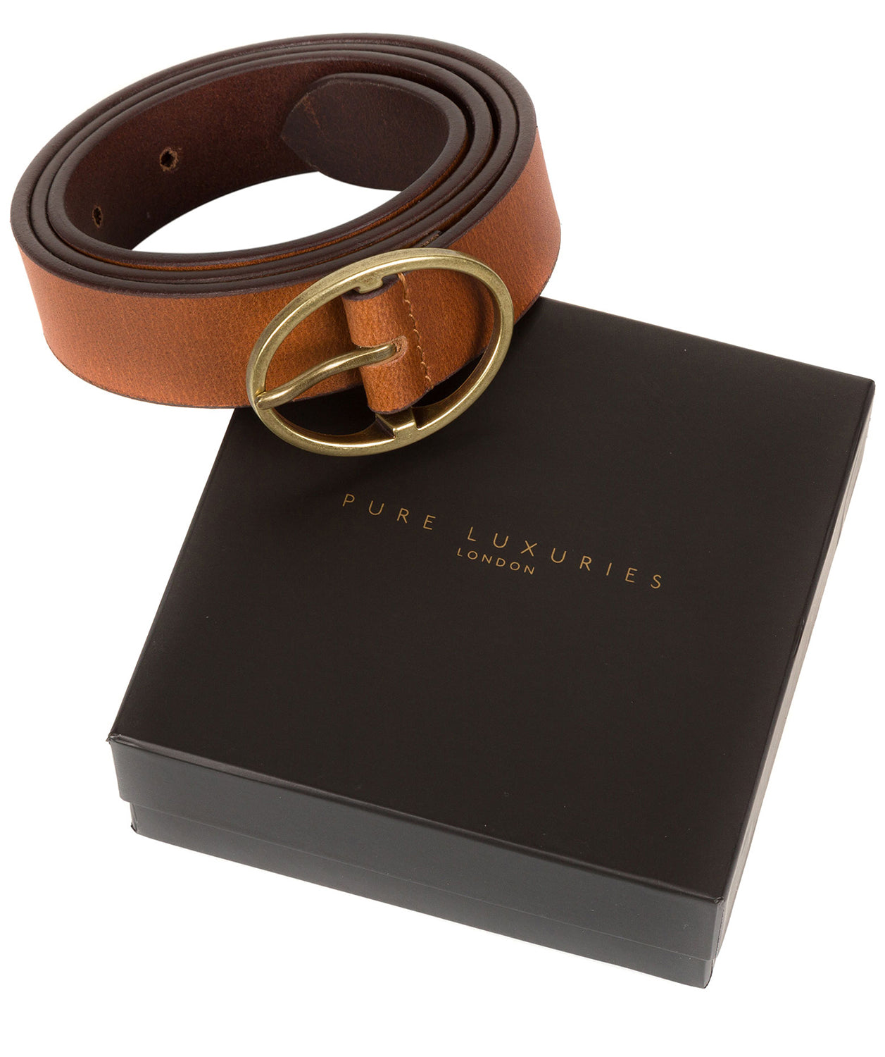 Tan Fine Leather Ladies' Belt