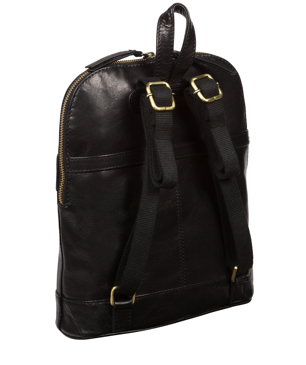 Conkca London Originals Collection #product-type#: 'Francisca' Black Leather Backpack