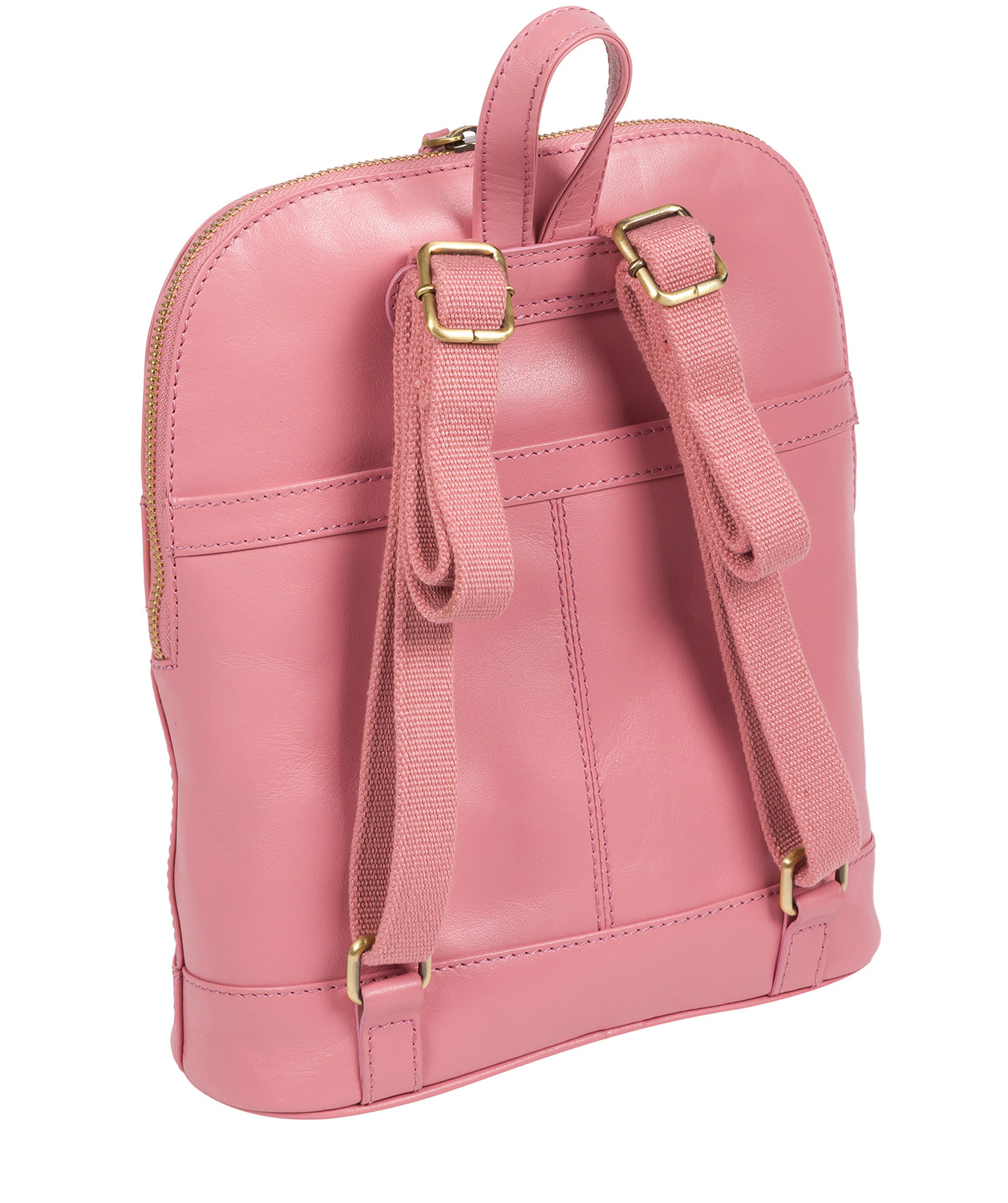 'Francisca' Blush Leather Backpack